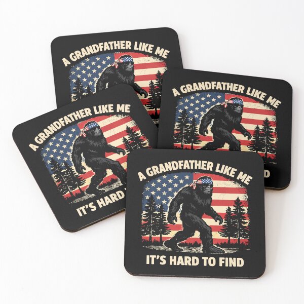 Item preview, It's Hard To Find A Grandfather Like Me - Funny Bigfoot Grandpa Retro Art designed and sold by PixelMarrero.