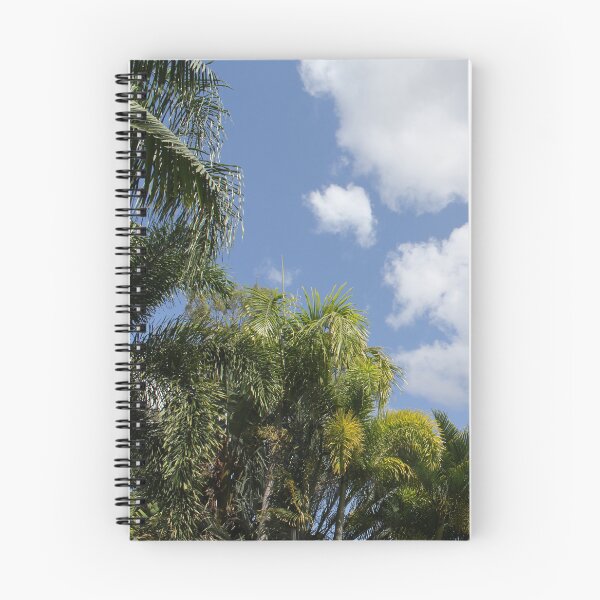 Item preview, Tropical Palm Trees Under Blue Sky Clouds designed and sold by 27Tammy27.