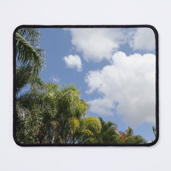 Item preview, Tropical Palm Trees Under Blue Sky Clouds designed and sold by 27Tammy27.