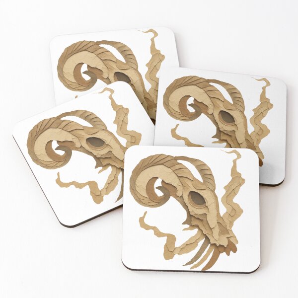 Item preview, Gothic Ram Skull Tattoo - Torn Paper Texture designed and sold by Ideniquo.