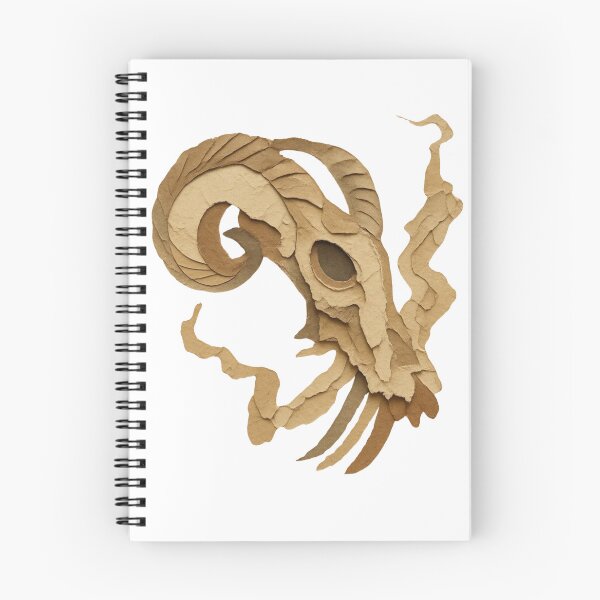 Item preview, Gothic Ram Skull Tattoo - Torn Paper Texture designed and sold by Ideniquo.