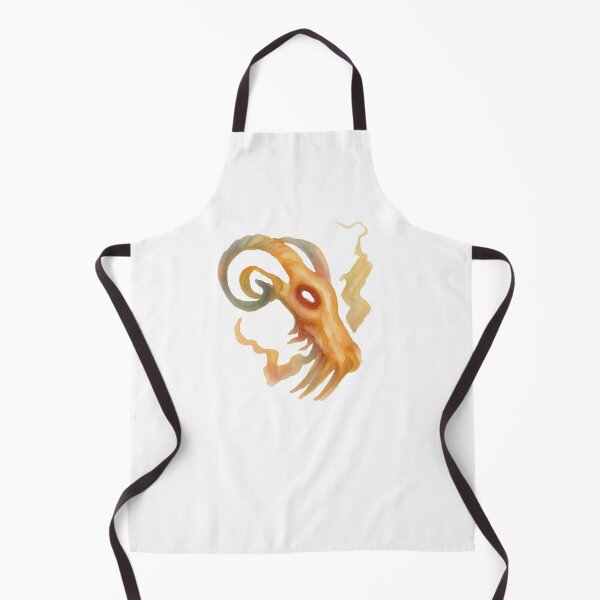 Item preview, Gothic Ram Skull Tattoo - Vintage Sepia Watercolor designed and sold by Ideniquo.