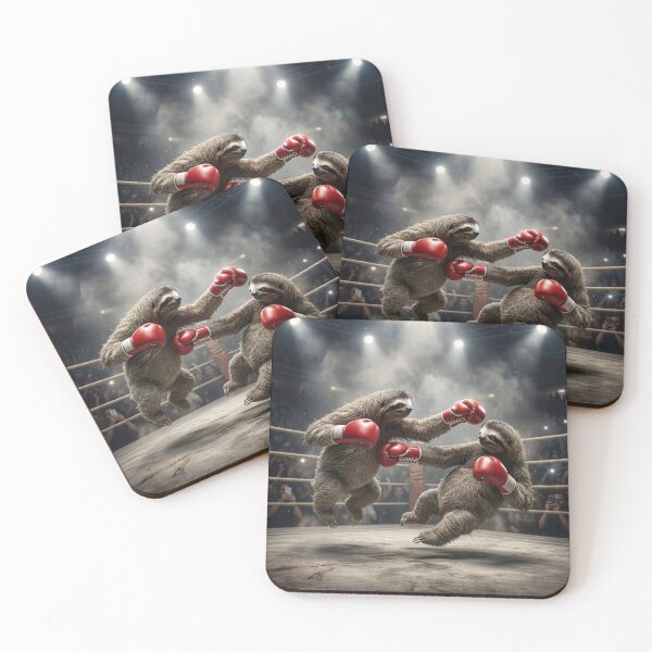 Item preview, Boxing Sloths Trade Blows designed and sold by Tridentulus.