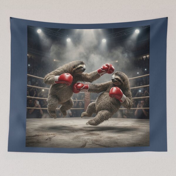 Item preview, Boxing Sloths Trade Blows designed and sold by Tridentulus.