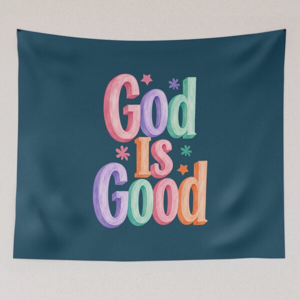 Item preview, God Is Good Pastel Christian Faith designed and sold by NosandEdgy.