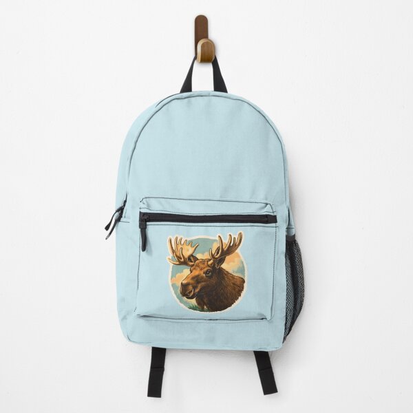Item preview, Moose Animal Watercolor designed and sold by ChemicalXShop.