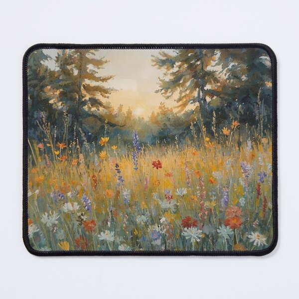 Item preview, Wildflowers Trees Sunrise designed and sold by SeaStarAlex.