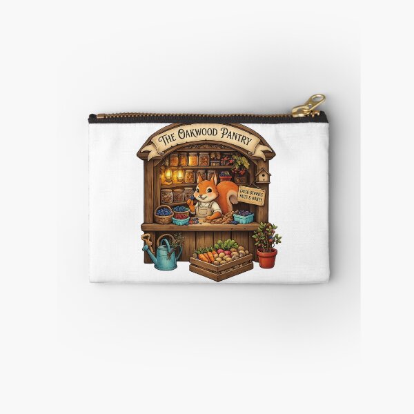 Item preview, The Oakwood Pantry | Cozy Squirrel Market | Cottagecore Woodland General Store designed and sold by MrDev.
