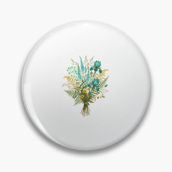Item preview, Vintage Botanical Wildflower Bouquet Summer Gardening Floral Design designed and sold by kiralynstration.