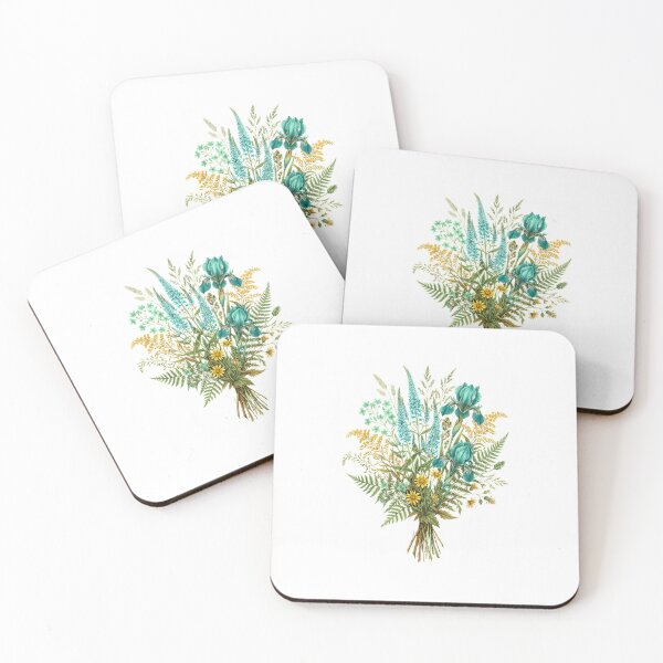Item preview, Vintage Botanical Wildflower Bouquet Summer Gardening Floral Design designed and sold by kiralynstration.