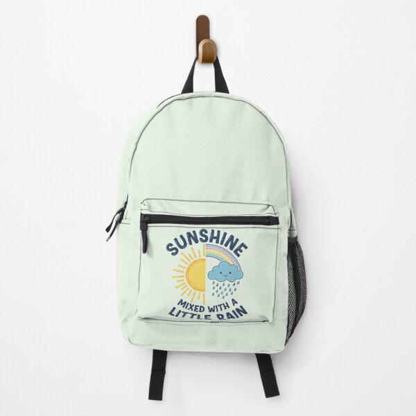 Item preview, Cute Rainbow Sunshine Mixed With A Little Rain Positive Quote designed and sold by Amir Faysal.