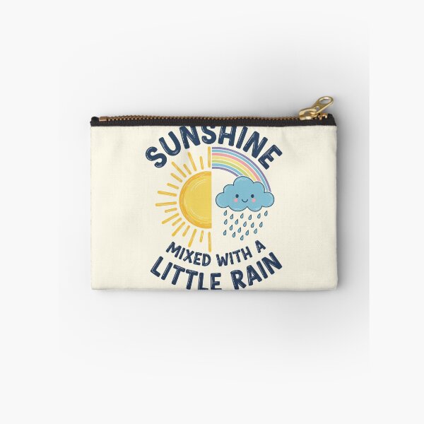Item preview, Cute Rainbow Sunshine Mixed With A Little Rain Positive Quote designed and sold by Amir Faysal.
