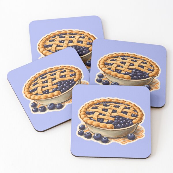Item preview, Blueberry Pie Watercolor designed and sold by ChemicalXShop.
