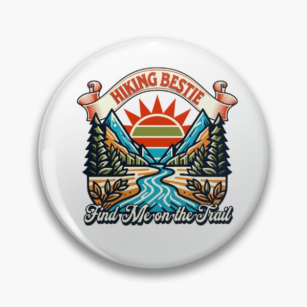 Item preview, Hiking Bestie, Find Me on the Trail designed and sold by PrintSparkDesigns.