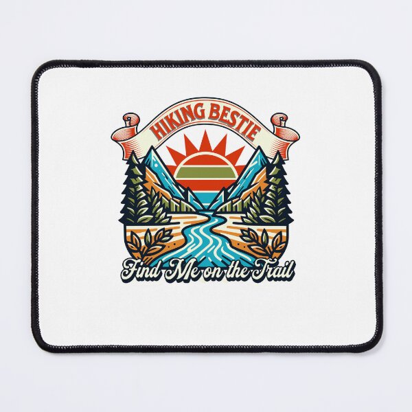 Item preview, Hiking Bestie, Find Me on the Trail designed and sold by PrintSparkDesigns.