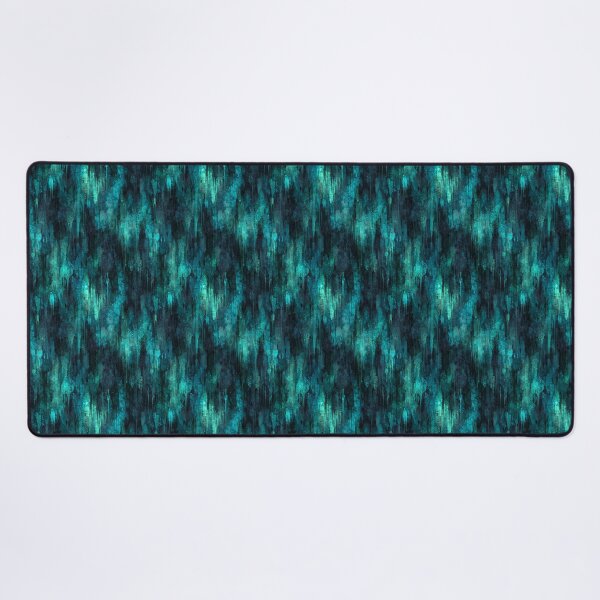 Item preview, Turquoise and Black Organic Texture All-Over Pattern designed and sold by Boddicca.