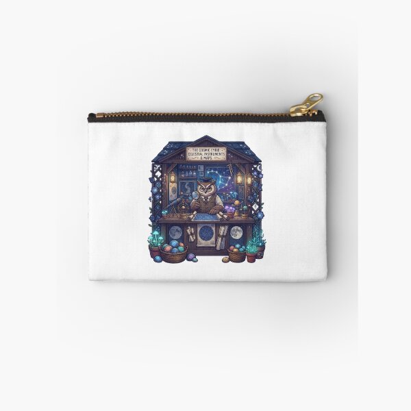 Item preview, The Cosmic Eyrie | Celestial Owl Observatory | Astronomy Cottagecore Fantasy Shop designed and sold by MrDev.
