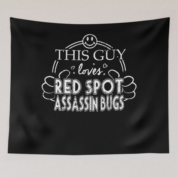 Item preview, Guy Loves Red Spot Assassin Bugs Pet Bug Pet Insect designed and sold by shoppzee.