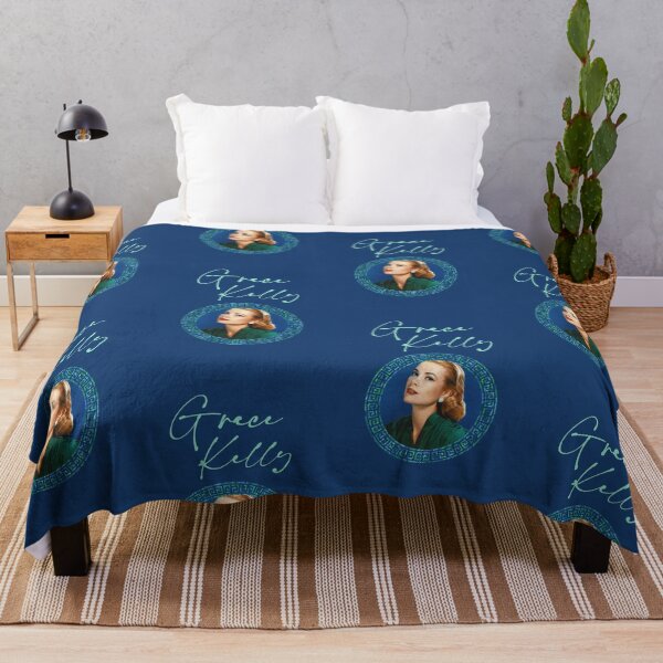 Item preview, Grace Kelly Blue/Green (on Navy) designed and sold by PawsitiveMum3.