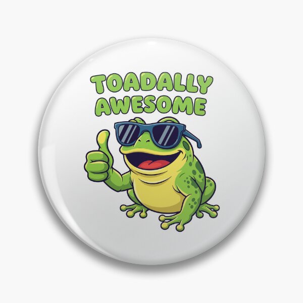 Item preview, Funny Frog Toadally Awesome Thumbs Up designed and sold by Amir Faysal.