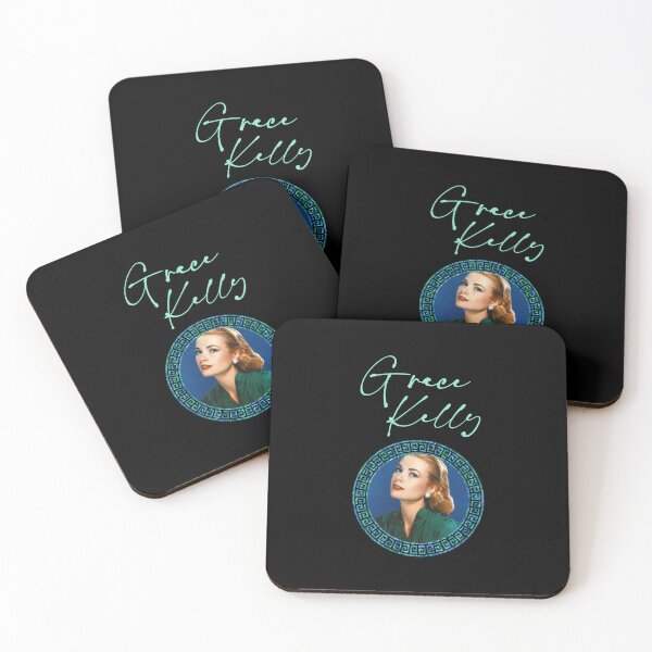 Item preview, Grace Kelly Blue/Green (on Black) designed and sold by PawsitiveMum3.