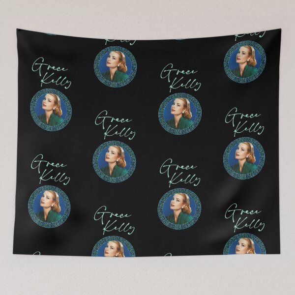 Item preview, Grace Kelly Blue/Green (on Black) designed and sold by PawsitiveMum3.