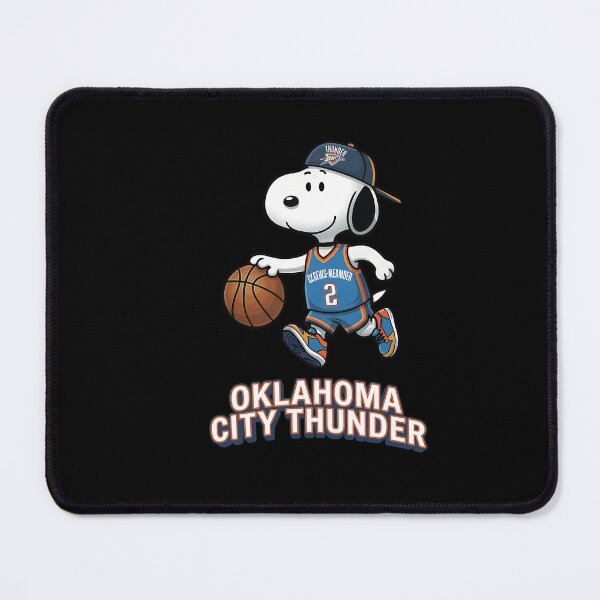 Item preview, Snoopy Dribbling OKC Ball designed and sold by WilliamFerris.