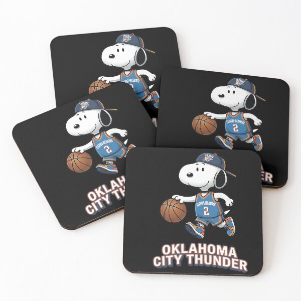 Item preview, Snoopy Dribbling OKC Ball  designed and sold by WilliamFerris.