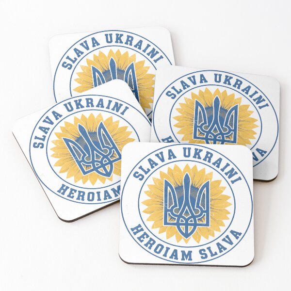 Item preview, Slava Ukraini Trident Sunflower - Stand With Ukraine designed and sold by john00ivy.