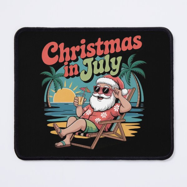 Item preview, Christmas in July Beach Santa Funny Summer Holiday Gift designed and sold by Zizo-DR44.