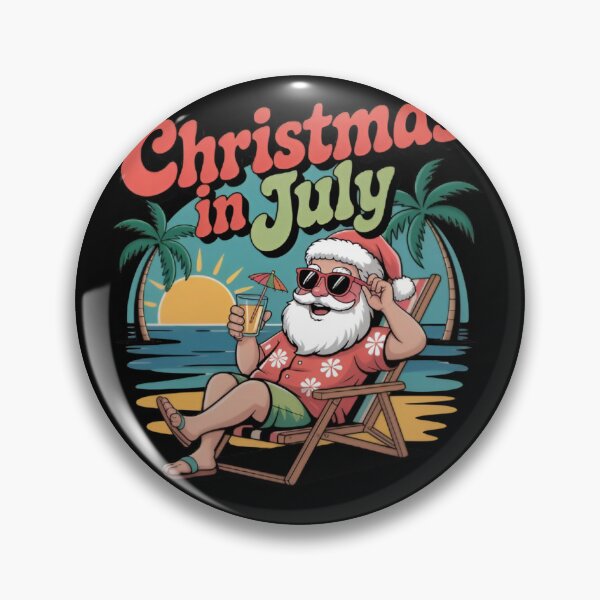 Item preview, Christmas in July Beach Santa Funny Summer Holiday Gift designed and sold by Zizo-DR44.