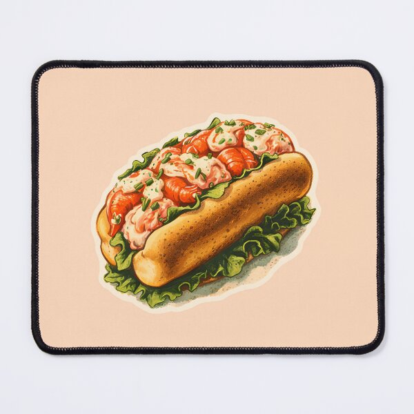 Item preview, Lobster Roll Watercolor designed and sold by ChemicalXShop.
