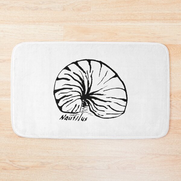 Item preview, Nautilus Shell Line Art – Coastal Nature Illustration designed and sold by ArtwithKellie.