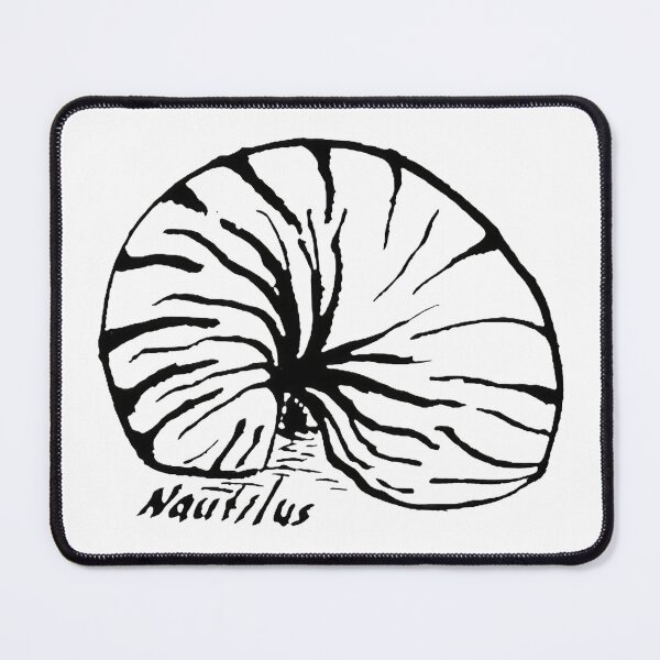 Item preview, Nautilus Shell Line Art – Coastal Nature Illustration designed and sold by ArtwithKellie.