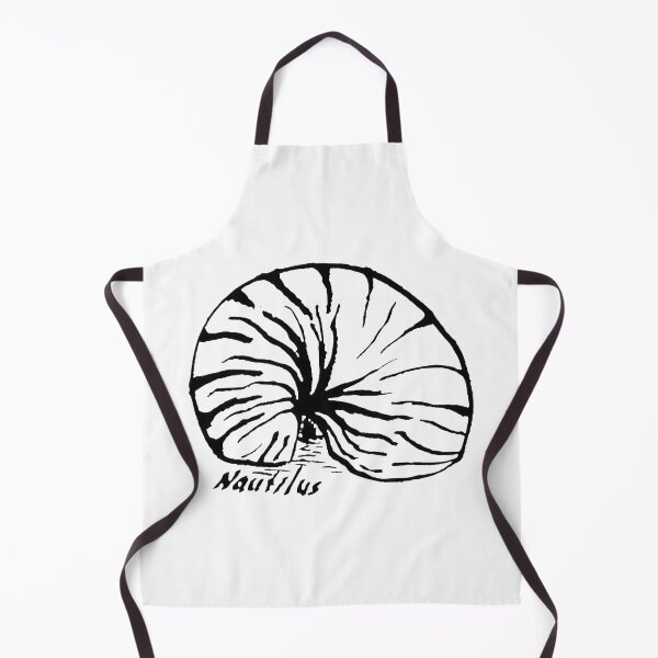 Item preview, Nautilus Shell Line Art – Coastal Nature Illustration designed and sold by ArtwithKellie.