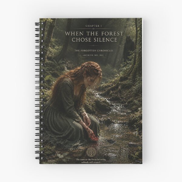 Item preview, When the Forest Chose Silence | Dark Romantasy Art designed and sold by Molnarisa.