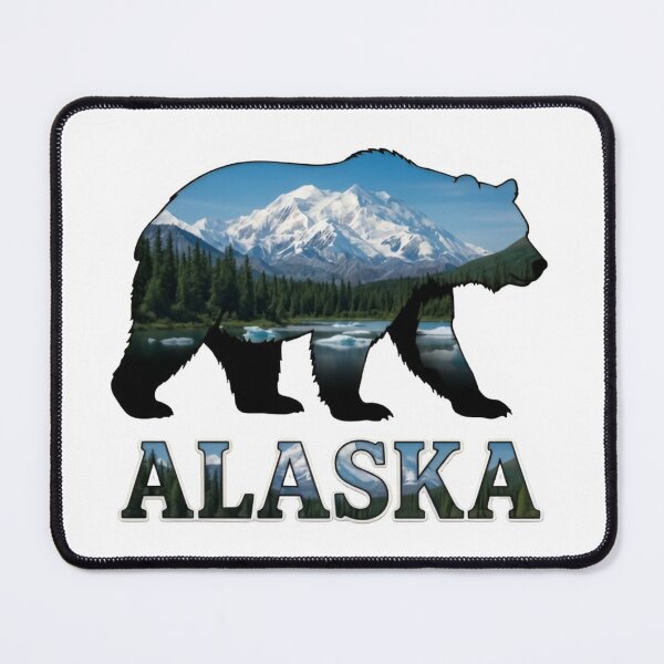 Item preview, Alaska Bear Nature, Mountain Landscape Wildlife Adventure Graphic designed and sold by Zizo-DR44.
