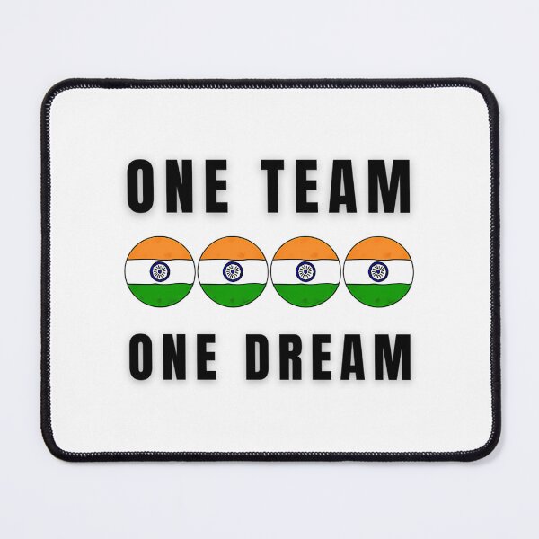 Item preview, One Team One Dream Indian Cricket designed and sold by jokerkenm.