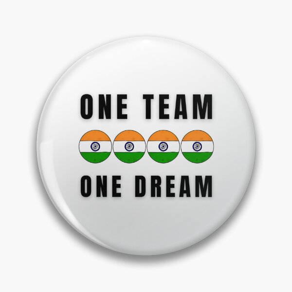 Item preview, One Team One Dream Indian Cricket designed and sold by jokerkenm.