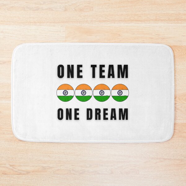 Item preview, One Team One Dream Indian Cricket designed and sold by jokerkenm.
