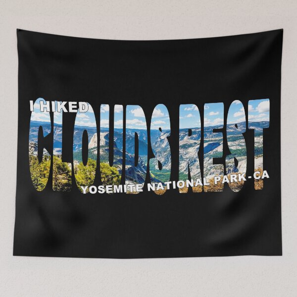Item preview, I Hiked CLOUDS REST Yosemite National Park CA - Half Dome Lookout Day designed and sold by Adam Gormley.
