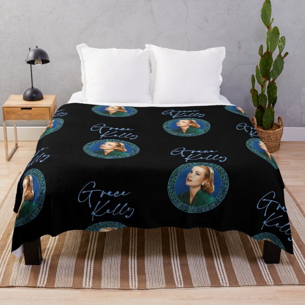 Item preview, Grace Kelly Blue/Green (Blue on Black) designed and sold by PawsitiveMum3.