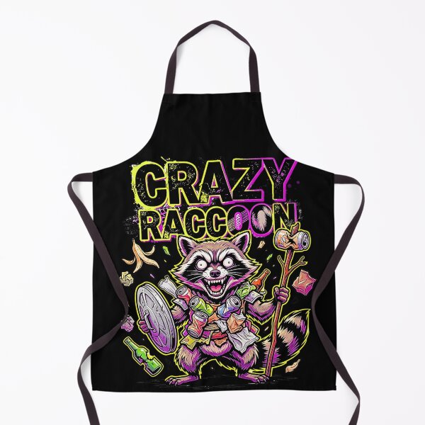 Item preview, Crazy Raccoon Trash Panda Comic Style Art designed and sold by rich-moda.