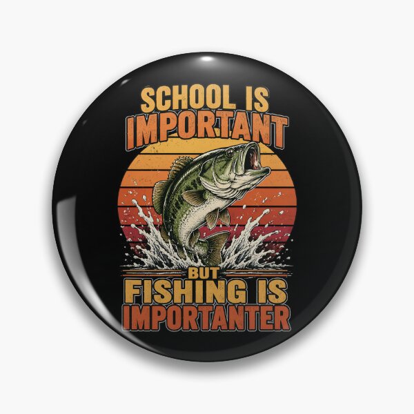Item preview, Bass Fish School is Important Fishing is Importanter designed and sold by OlakunleOloroz.