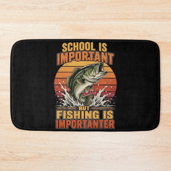 Item preview, Bass Fish School is Important Fishing is Importanter designed and sold by OlakunleOloroz.