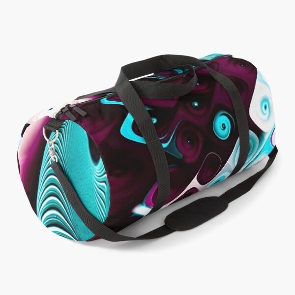 Item preview, Cascade: Intricate Abstract Magenta and Cyan Fractal Pattern designed and sold by Vicky Brago-Mitchell®.