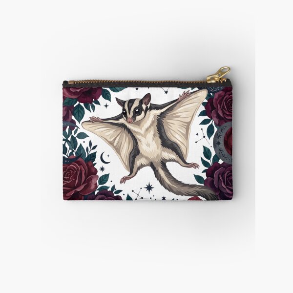 Item preview, Dark Romance Sugar Glider Gothic Bookish Floral Art designed and sold by WildbuntingStudio.