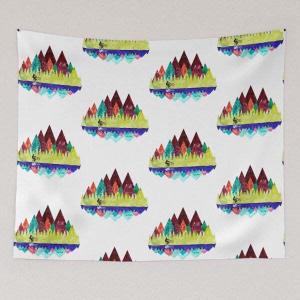 Item preview, Abstract Mountain Biking Trails designed and sold by joinertees.