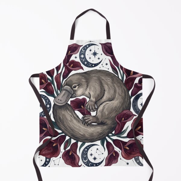 Item preview, Dark Romance Platypus Gothic Bookish Floral Art designed and sold by WildbuntingStudio.