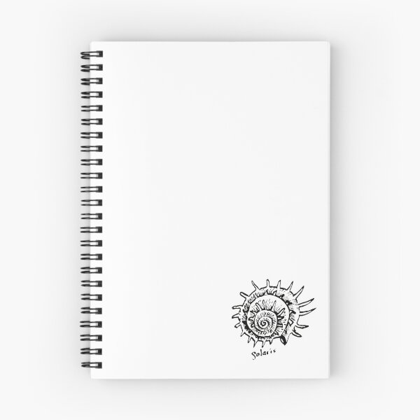 Item preview, Solaris Spiral Shell Line Art – Ocean Nature Illustration designed and sold by ArtwithKellie.